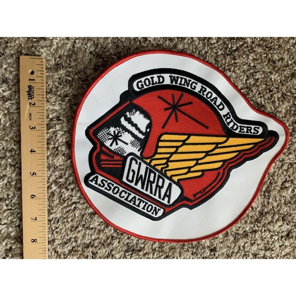 LARGE GOLD WING ROAD RIDERS ASSOCIATION GWRRA 10" PATCH - Picture 3 of 3